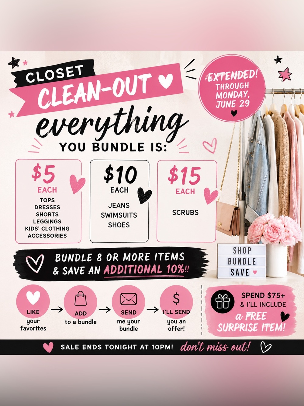 Closet Clean-Out Promotion